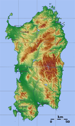 Sardinien topo